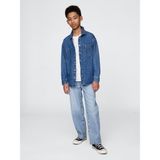 Gap Erkek Çocuk Mavi Ultrasoft Pull-On Baggy Jean Pantolon - XS