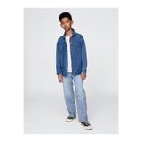 GAP Erkek Çocuk Mavi Ultrasoft Pull-on Baggy Jean Pantolon