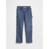 GAP Erkek Çocuk Mavi Utility Original Straight Jean Pantolon, 14 Yaş