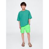 Gap Erkek Çocuk Neon Yeşil Quick-Dry Astarlı Şort - XS