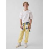 Gap Erkek Çocuk Sarı Relaxed Gap Logo Fransız Havlu Kumaş Jogger Eşofman Altı - 12 Yaş