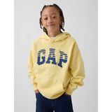 Gap Erkek Çocuk Sarı Relaxed Gap Logo Fransız Havlu Kumaş Sweatshirt - 6 - 7 Yaş