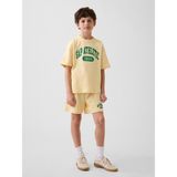 Gap Erkek Çocuk Sarı Relaxed Pull-On Fransız Havlu Kumaş Şort - 12 Yaş