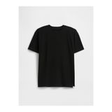 GAP Erkek Çocuk Siyah Bisiklet Yaka T-shirt
