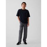 Gap Erkek Çocuk Siyah Keten Karışımı Relaxed Easy Pantolon - 8 Yaş