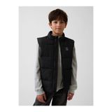 GAP Erkek Çocuk Siyah Relaxed Puffer Şişme Yelek
