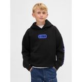 Gap Erkek Çocuk Siyah Sweatshirt Gapfit Tech Hızlı Kuruyan Logo - XS