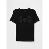 GAP Erkek Çocuk T-Shirt, Kısa Kollu, Logo Baskılı, Siyah, 8 Yaş