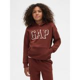 Gap Erkek Çocuk Tuğla Kırmızısı Relaxed Gap Logo Sweatshirt