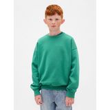 GAP Erkek Çocuk Yeşil VintageSoft Relaxed Bisiklet Yaka Sweatshirt