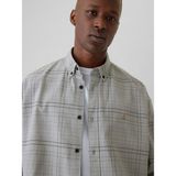 Gap Erkek Gri Brannan Bear İşlemeli Oxford Gömlek - XS