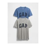 GAP Erkek Gri Everyday Soft Logo 2'li T-Shirt Seti