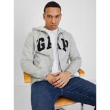 Gap Erkek Gri Gap Logo Kapüşonlu Sweatshirt - XL