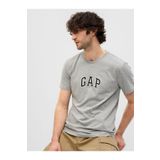 GAP Erkek Gri Gap Logo T-Shirt