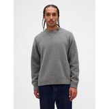 Gap Erkek Gri Heavyweight Cashsoft Bisiklet Yaka Kazak - XS