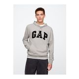 GAP Erkek Gri Logo Fransız Havlu Kumaş Sweatshirt