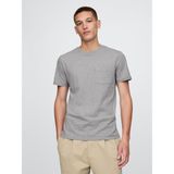 Gap Erkek Gri Organik Pamuk Cepli T-Shirt - 2XL