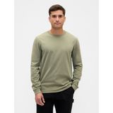 Gap Erkek Haki Everyday Soft Bisiklet Yaka T-Shirt - Yeşil - XS