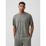 Gap Erkek Haki Everyday Soft Boxy Gap Logo T-Shirt - Yeşil