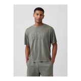 GAP Erkek Haki Everyday Soft Boxy Logo T-Shirt
