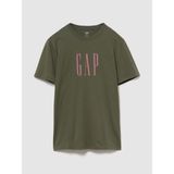 Gap Erkek Haki Everyday Soft Relaxed Grafik Baskılı T-Shirt - Yeşil - M