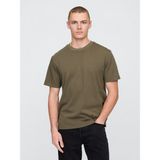 Gap Erkek Haki Heavyweight Original T-Shirt - Yeşil