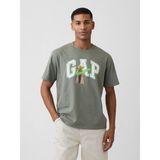 Gap Erkek Haki Star Wars™ Everyday Soft Relaxed Gap Logo T-Shirt - Yeşil - M