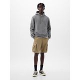 Gap Erkek Kahverengi 11" Relaxed Kargo Şort - 31