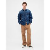 Gap Erkek Kahverengi Canvas '90S Loose Pantolon - 33 - 32