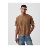 GAP Erkek Kahverengi Everyday Soft Boxy Logo T-Shirt