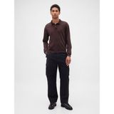 Gap Erkek Kahverengi Heavyweight Jersey Polo T-Shirt