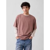 Gap Erkek Kahverengi Vintagesoft Boxy T-Shirt - M