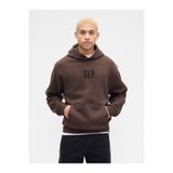 GAP Erkek Kahverengi VintageSoft Oversized Mini-Logo Sweatshirt