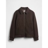 Gap Erkek Kahverengi Wool-Blend Bomber Ceket - 2XL