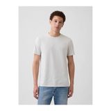 GAP Erkek Kırık Beyaz Everyday Soft Mini Logo T-Shirt