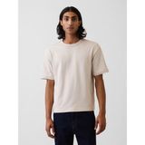 Gap Erkek Kırık Beyaz Heavyweight Crop T-Shirt - L