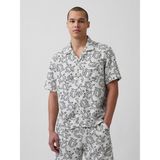 Gap Erkek Kırık Beyaz Keith Haring Textured Gömlek - XL