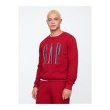 GAP Erkek Kırmızı Logo Fleece Sweatshirt