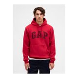 GAP Erkek Kırmızı VintageSoft Arch Logo Sweatshirt