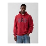 GAP Erkek Kırmızı VintageSoft Relaxed Logo Sweatshirt