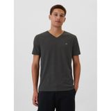 GAP Erkek Kısa Kollu V Yaka T-Shirt, Micro Logo, S Beden
