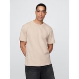 Gap Erkek Koyu Bej Heavyweight Relaxed T-Shirt - XS