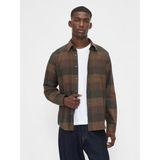 Gap Erkek Koyu Kahverengi Standart Fit Oxford Gömlek - XS