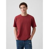 Gap Erkek Koyu Kırmızı Vintagesoft Boxy T-Shirt