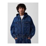 GAP Erkek Koyu Mavi × HFR Denim Fermuarlı Sweatshirt by Daveed Baptiste