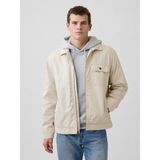 Gap Erkek Krem Relaxed Ripstop Utility Ceket - 2XL