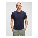GAP Erkek Lacivert Bisiklet Yaka Basic T-shirt