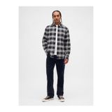 GAP Erkek Lacivert Corduroy Relaxed Straight Pantolon