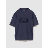 Gap Erkek Lacivert Heavyweight Gap Logo Relaxed Crop T-Shirt - XL