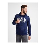 GAP Erkek Lacivert Logo Kapüşonlu Sweatshirt